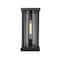 Z-Lite Glenwood 1 Light Outdoor Wall Sconce, Black & Clear 586M-BK - alternate 2